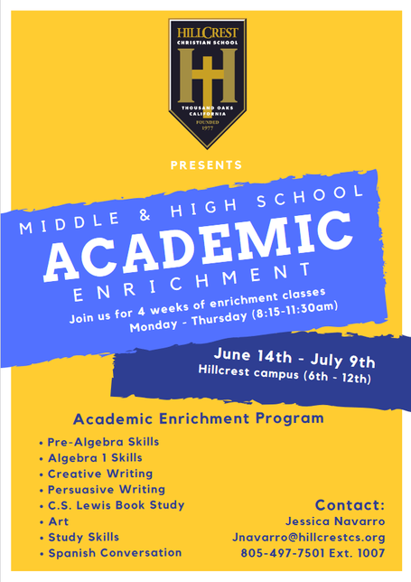 Middle & High School Academic Enrichment